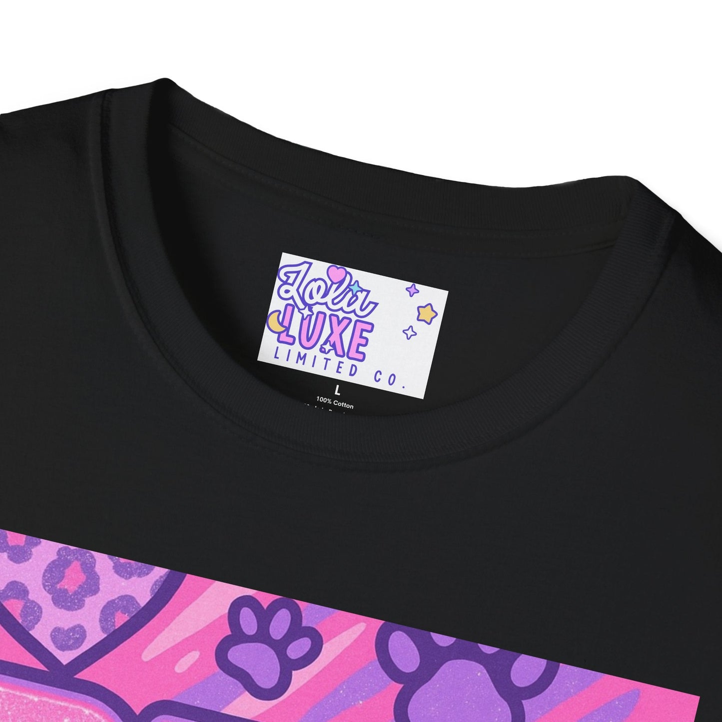 Pet Mom AF Unisex Softstyle Glam Tee - Cute Animal Lover Gift