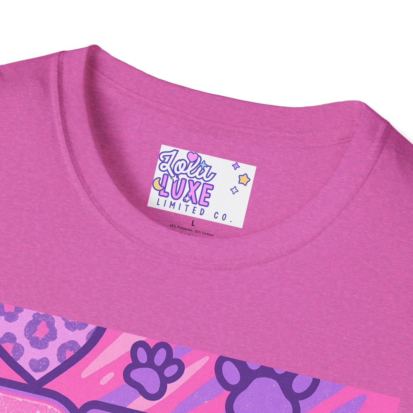 Pet Mom AF Unisex Softstyle Glam Tee - Cute Animal Lover Gift