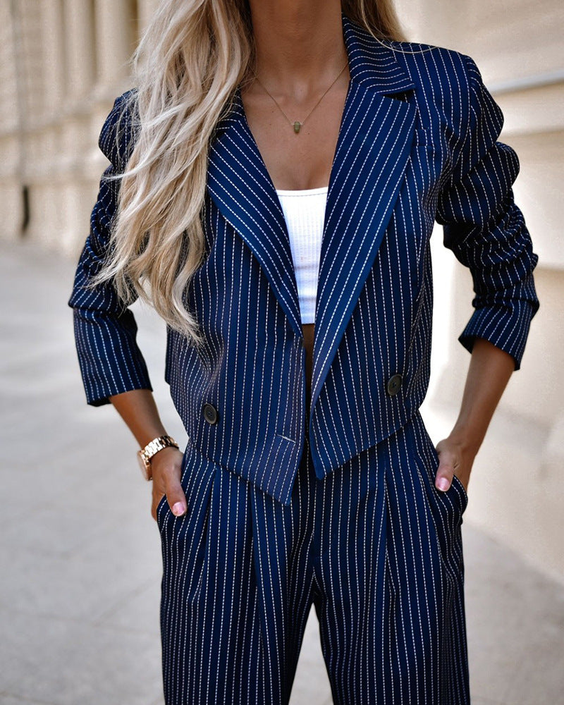 Cropped Top & Straight Pants