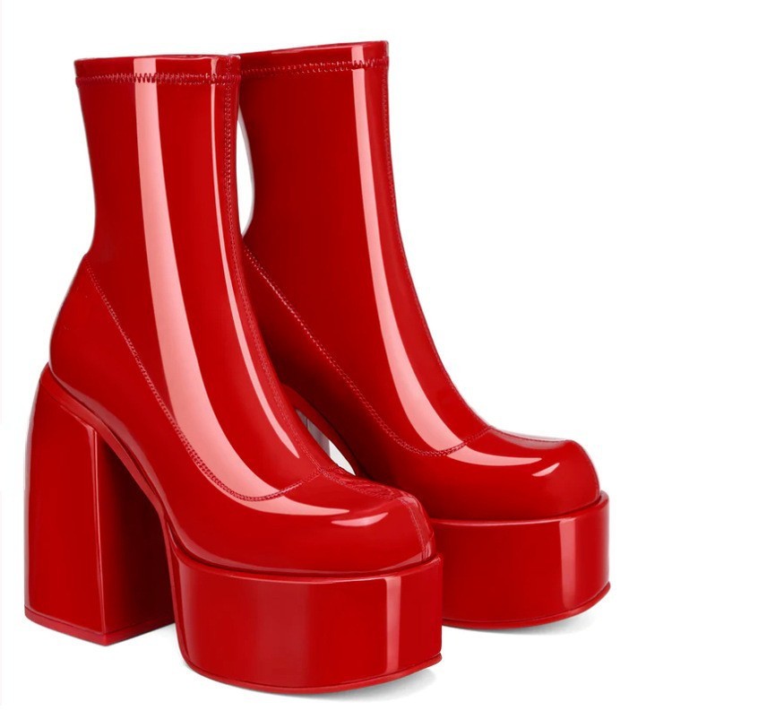 Stovepipe Platform Boots