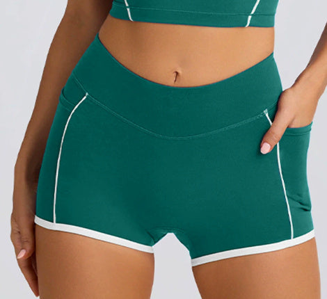 Fitness wear with built-in bra
