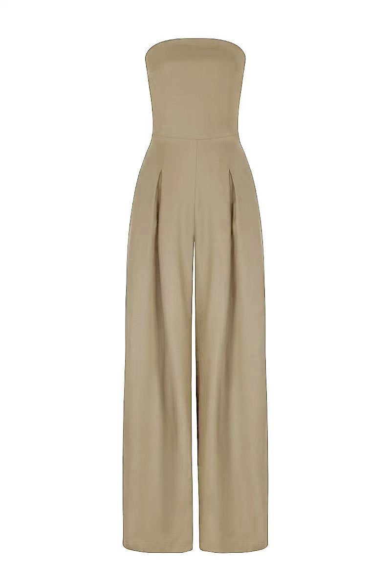 Tube-top Overalls