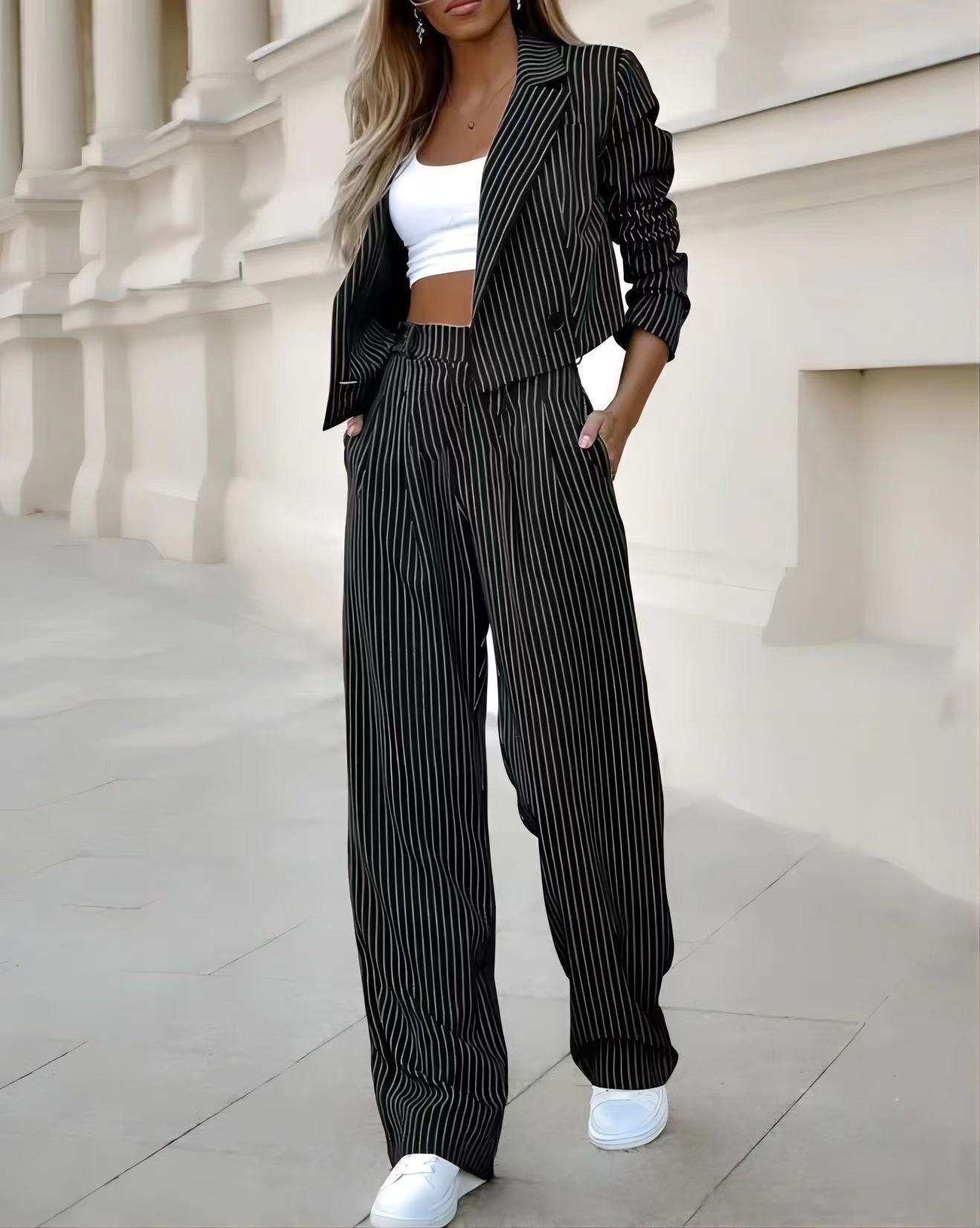 Cropped Top & Straight Pants