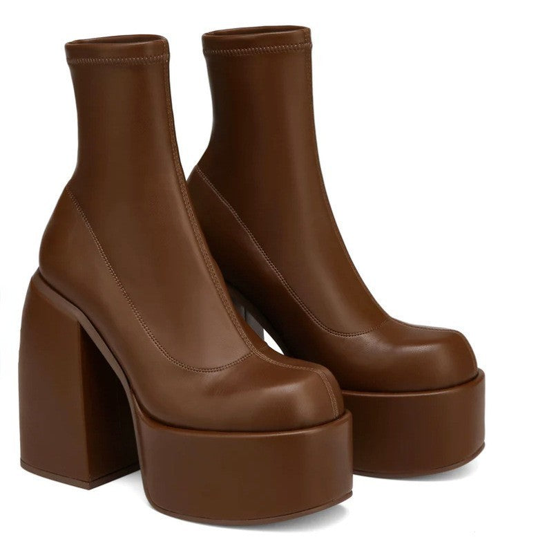 Stovepipe Platform Boots