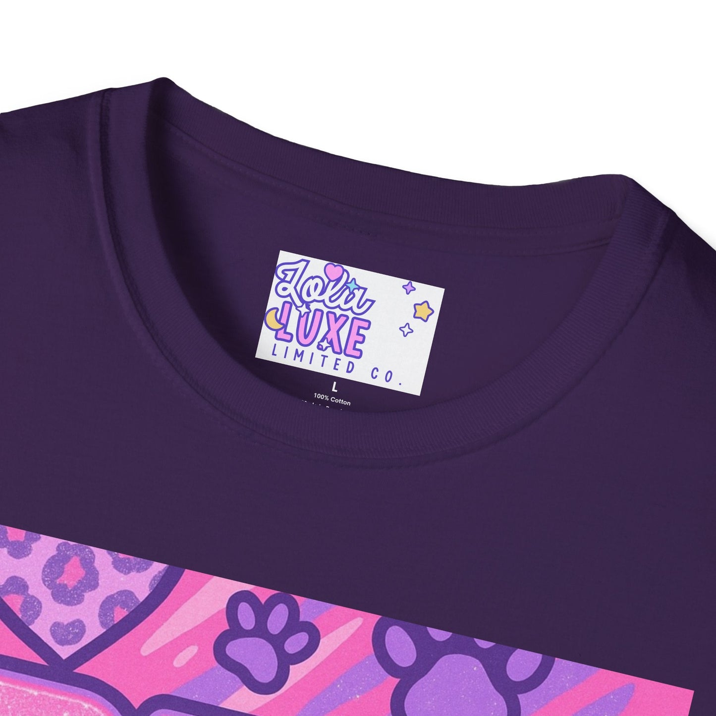 Pet Mom AF Unisex Softstyle Glam Tee - Cute Animal Lover Gift