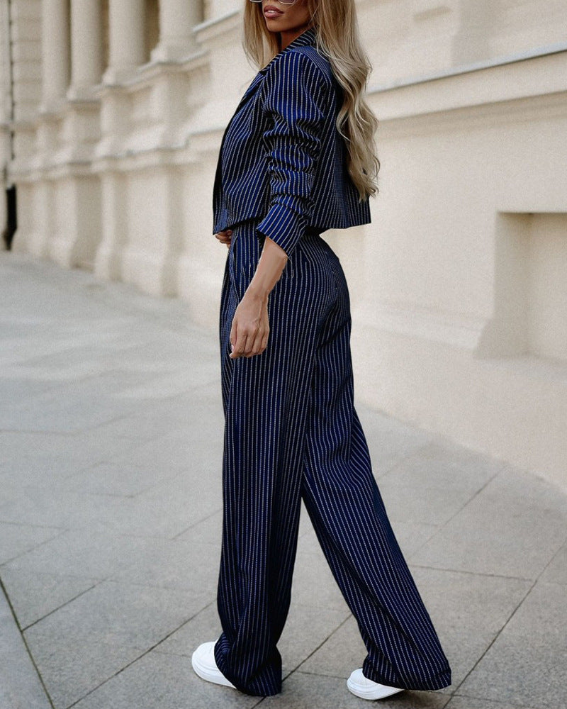 Cropped Top & Straight Pants