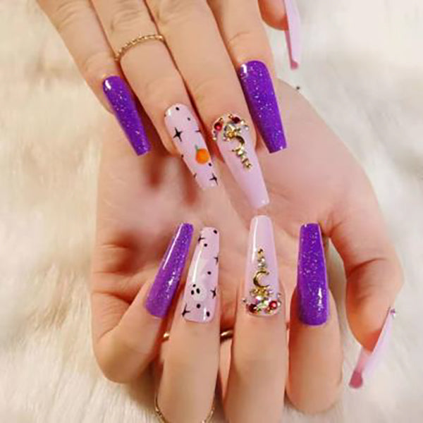 OEM Coffin Press on Nails