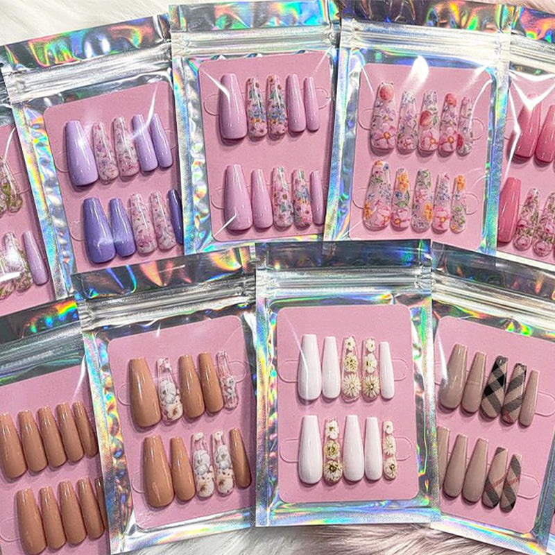 OEM Coffin Press on Nails