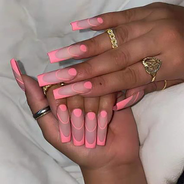 OEM Coffin Press on Nails