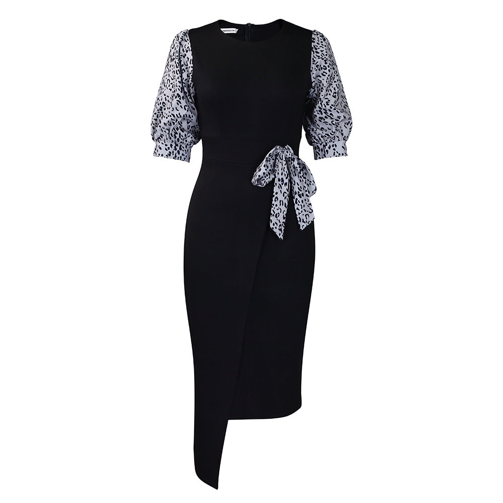Temperament Slit Hip Dress