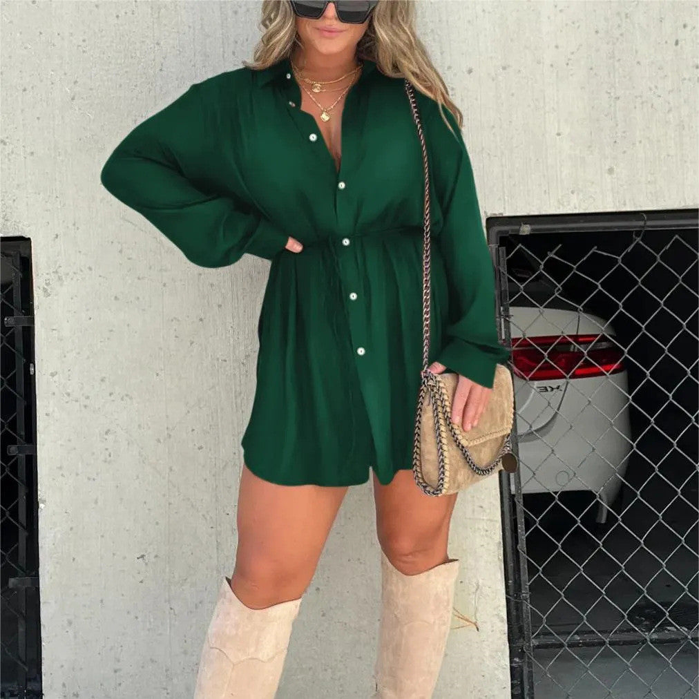Long Sleeve Jumpsuit Dress