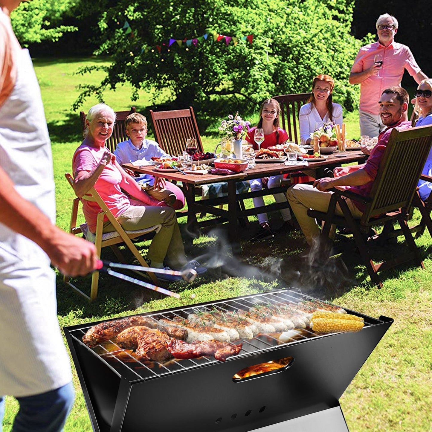 Portable BBQ Barbecue Grill Foldable