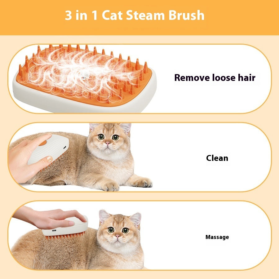 Pet Grooming Steam Comb