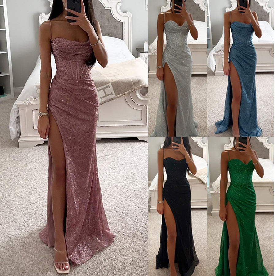 Evening V-neck Long Dress