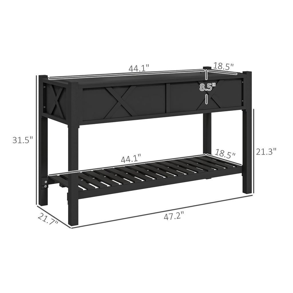 Raised Garden Bed, 47 X 22 X 31.5 In.