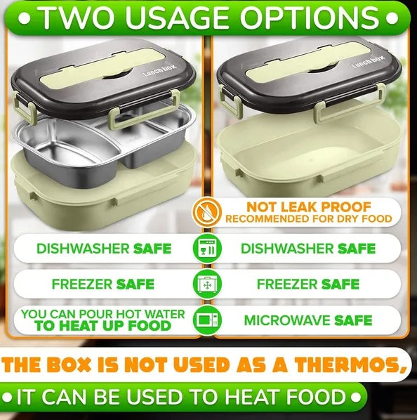 Benito Stainless Steel Lunch Box 48.5 Oz