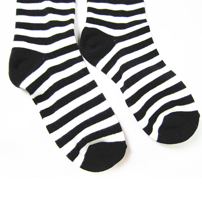 Striped High Socks