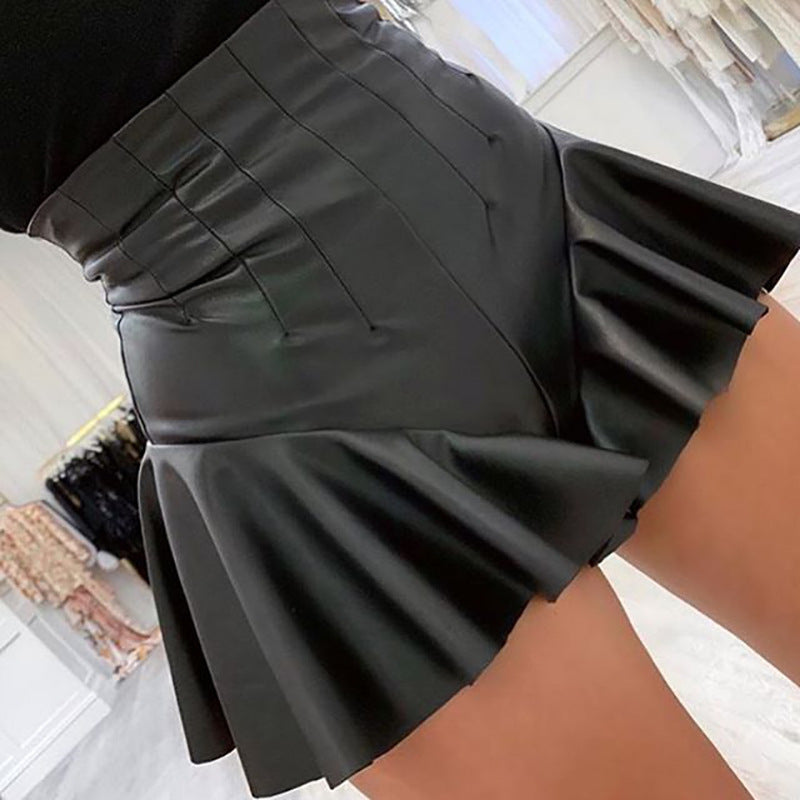 Wavy mini skirt