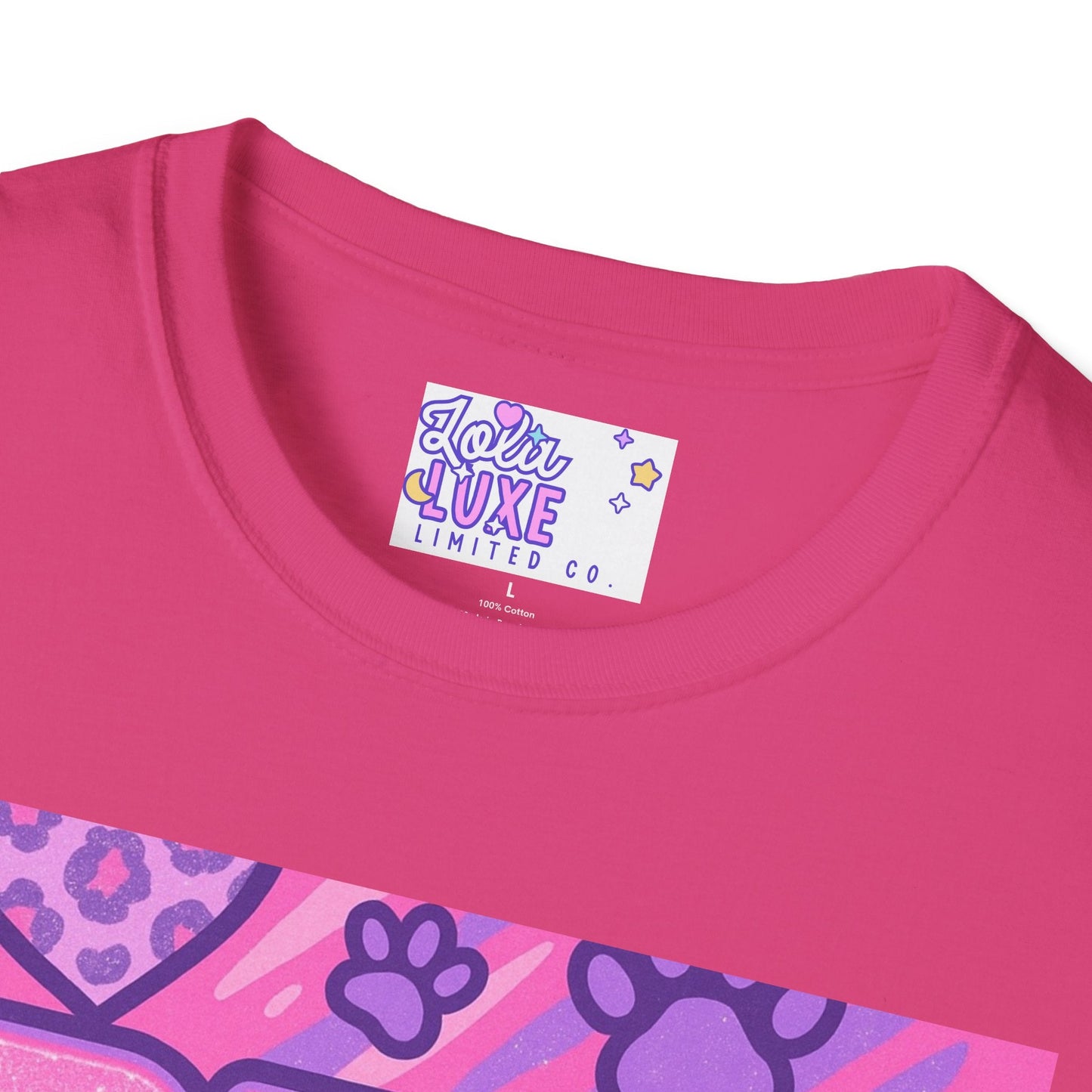 Pet Mom AF Unisex Softstyle Glam Tee - Cute Animal Lover Gift