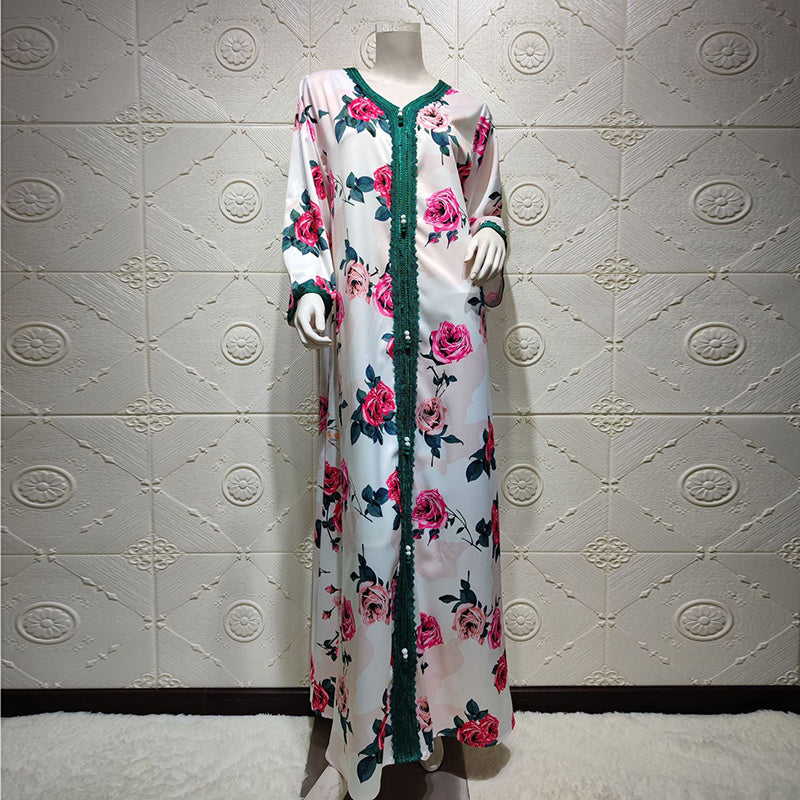 Floral Abaya