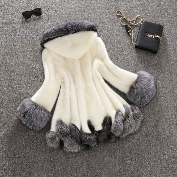 Faux mink fur