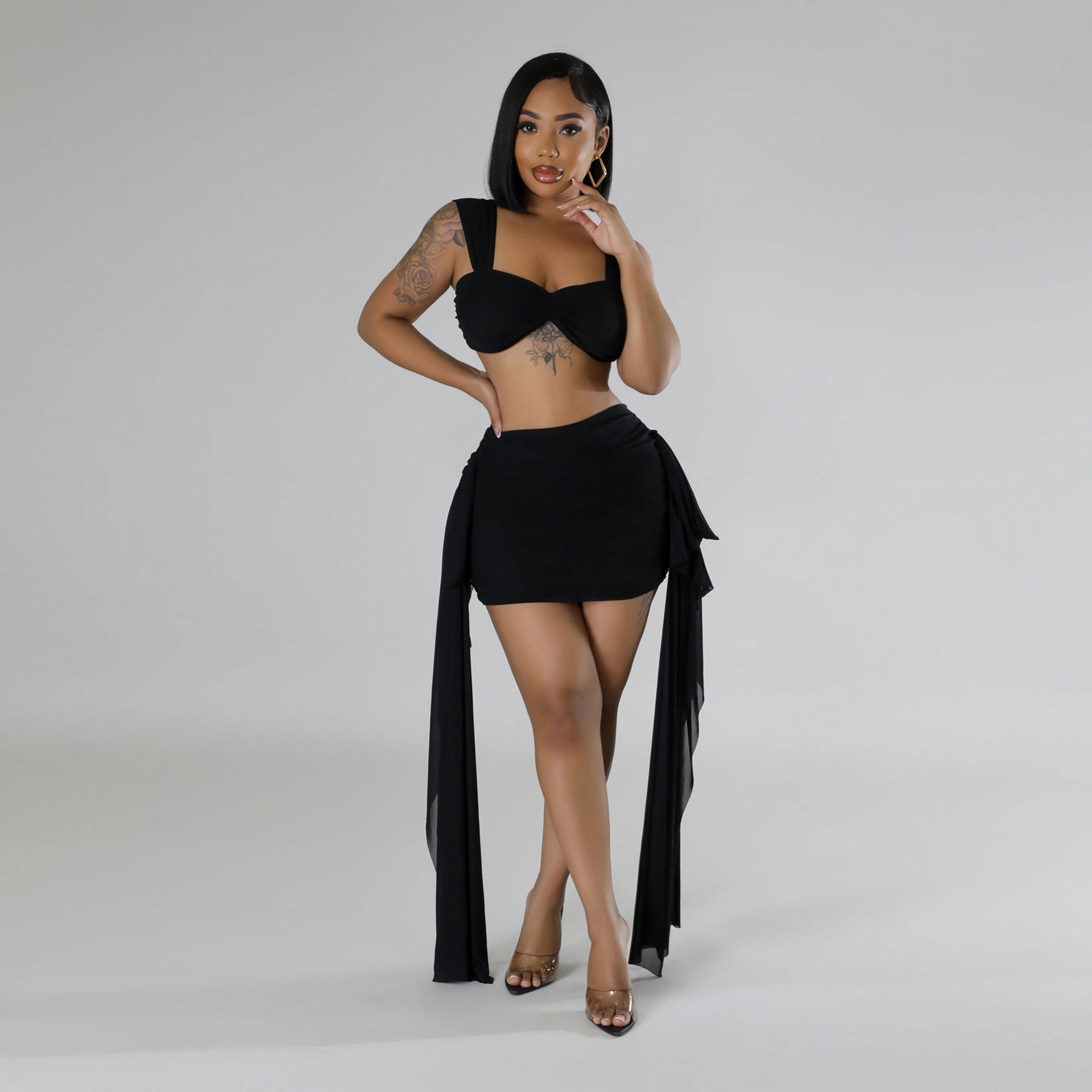 Lotus Leaf Skirt Set