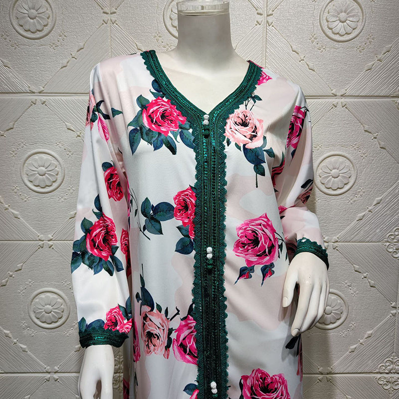 Floral Abaya