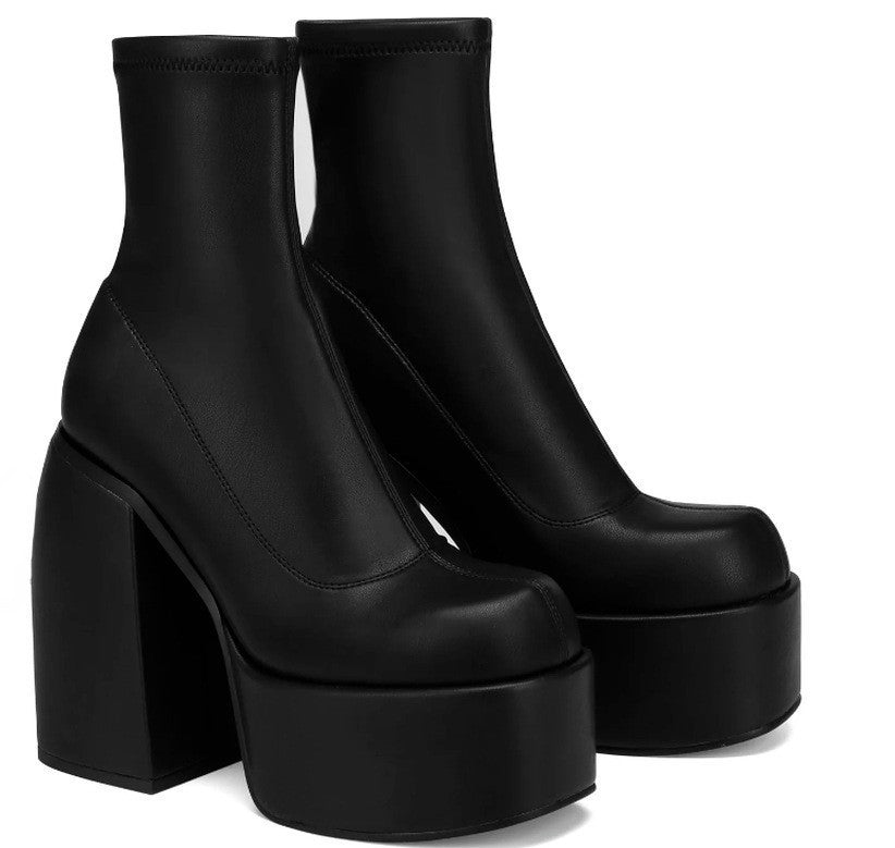 Stovepipe Platform Boots