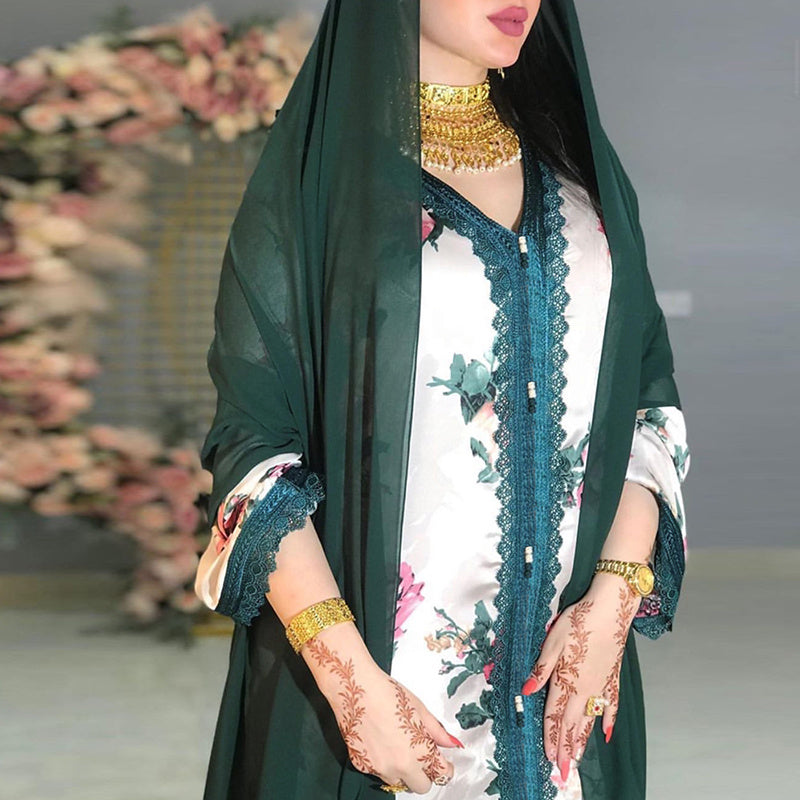 Floral Abaya