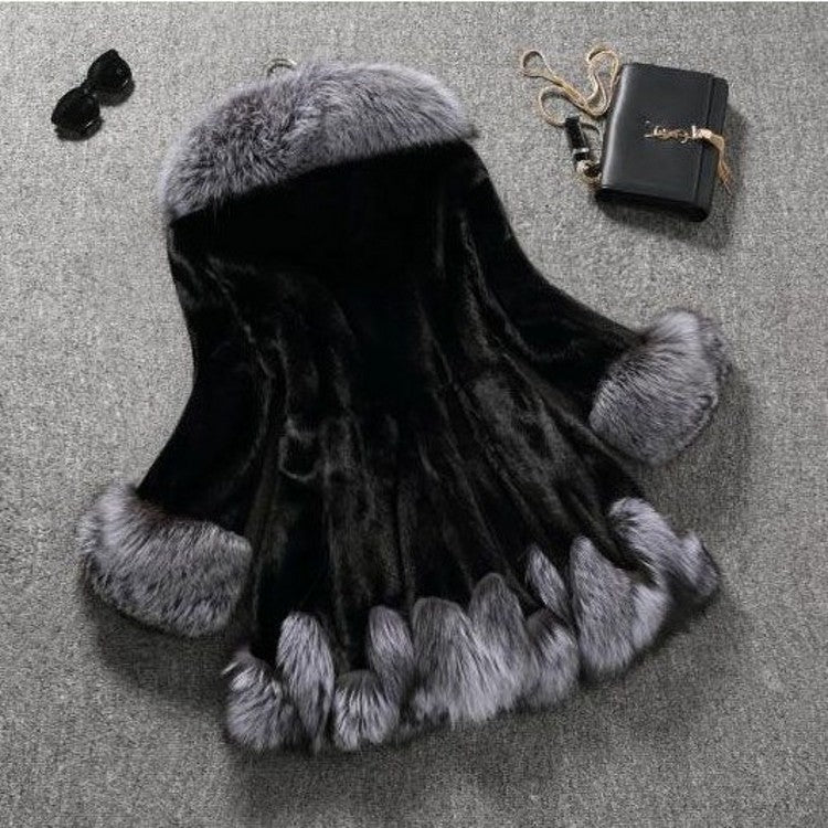 Faux mink fur