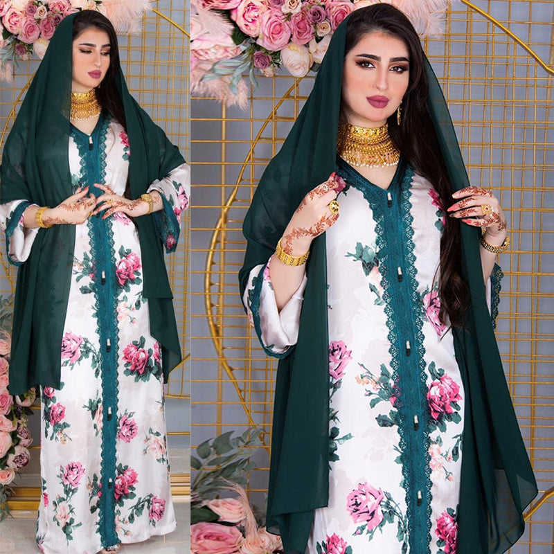Floral Abaya