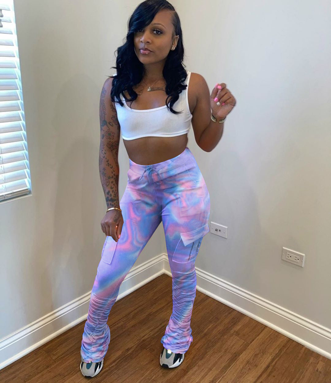 Micro-Flare Track Pants