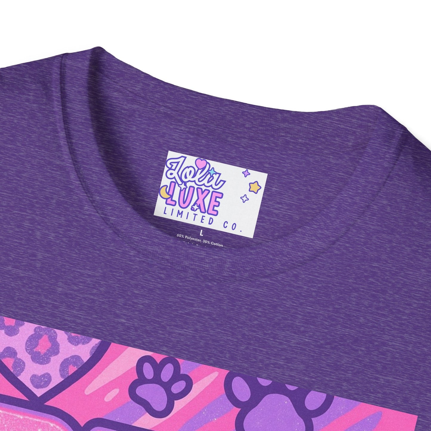 Pet Mom AF Unisex Softstyle Glam Tee - Cute Animal Lover Gift