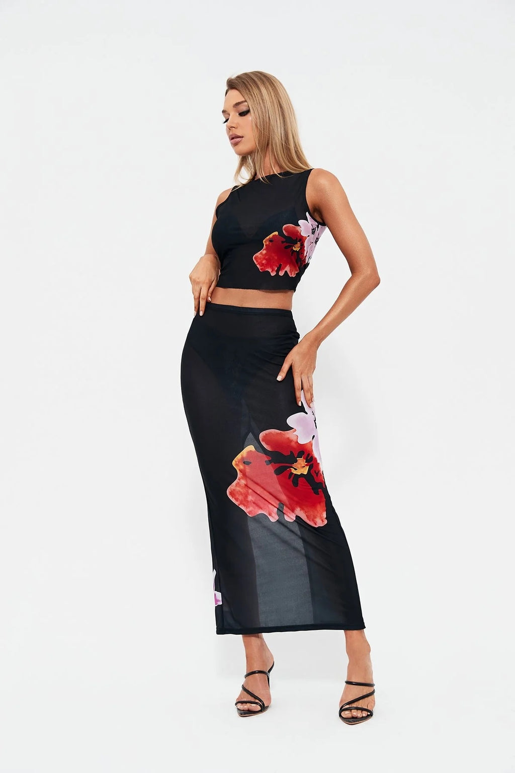 Flower Power Skirt Set
