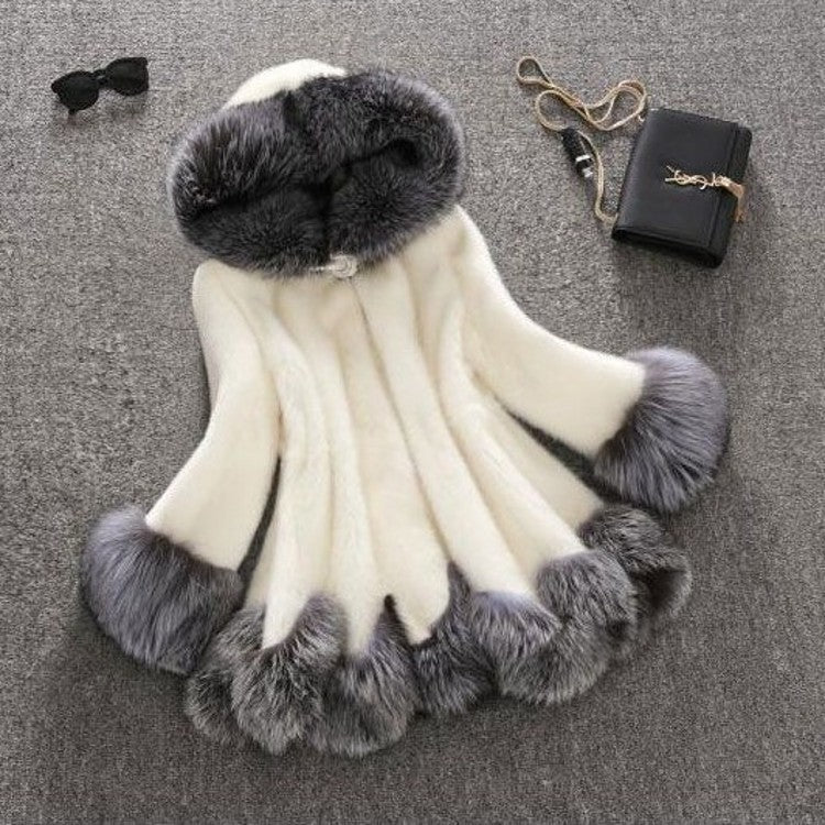 Faux mink fur