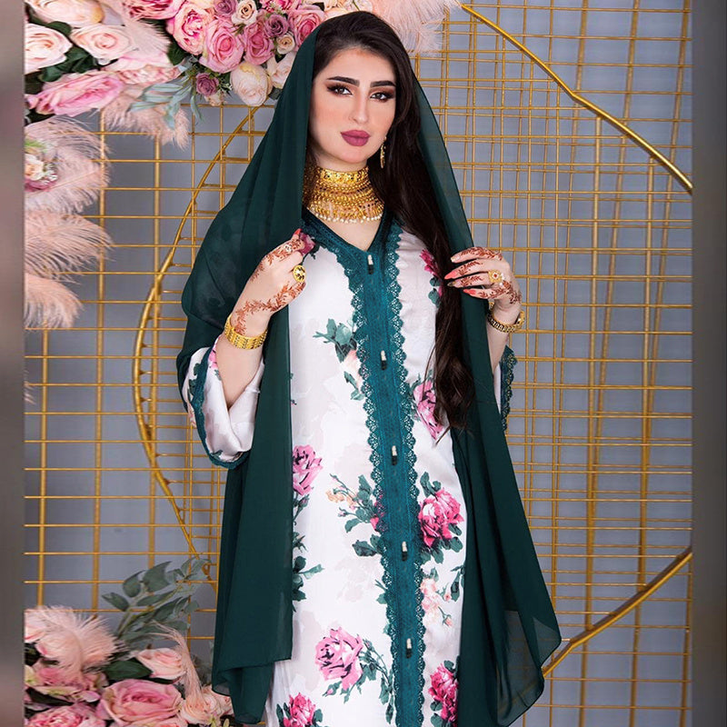Floral Abaya