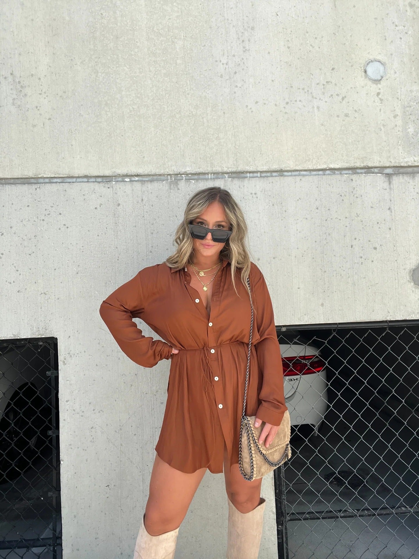 Long Sleeve Jumpsuit Dress