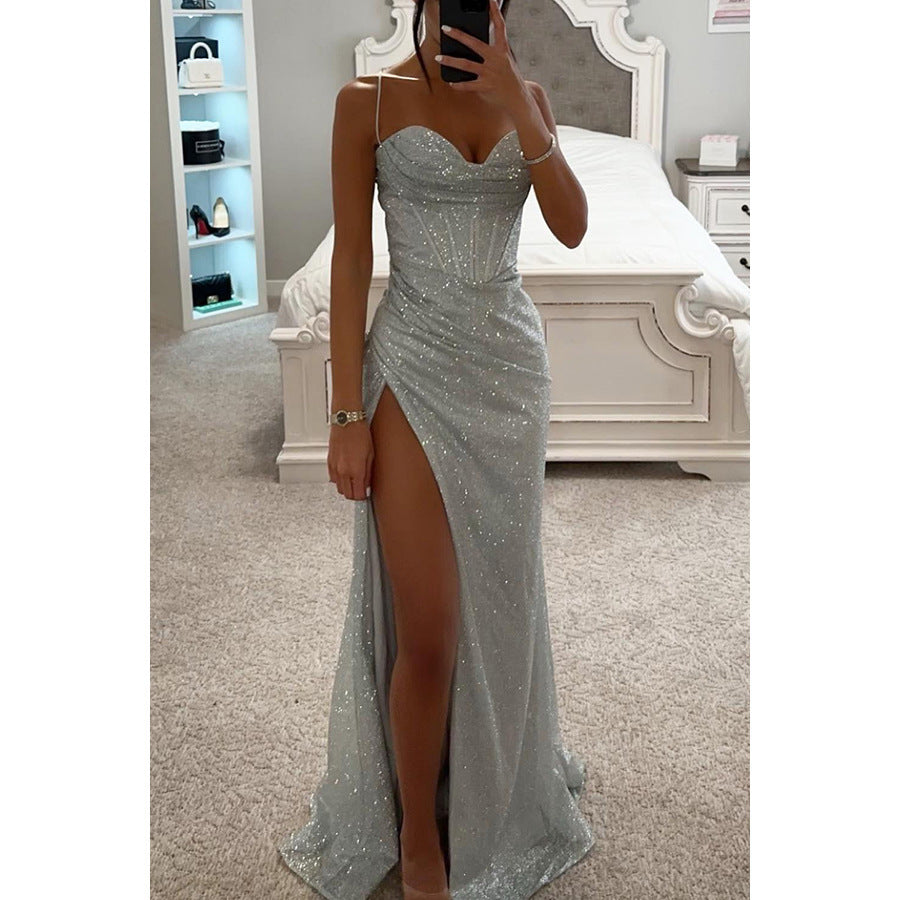 Evening V-neck Long Dress