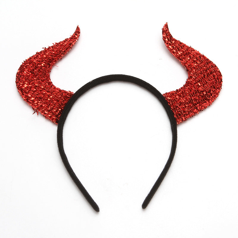 Halloween Headband & Pitchfork