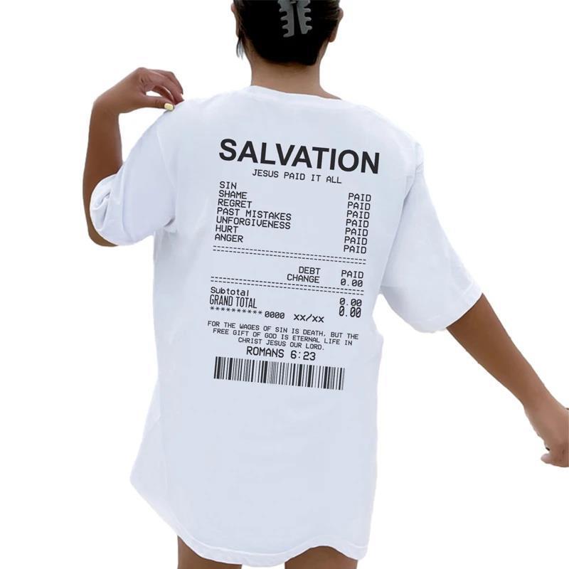 Salvation Back Print Bible Verse