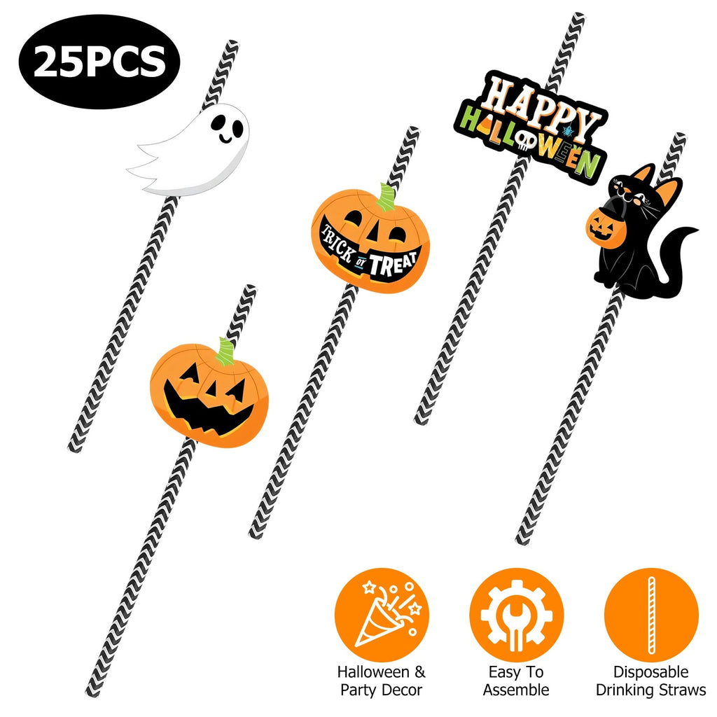 Set Of 25Pcs Halloween Party Decorations
