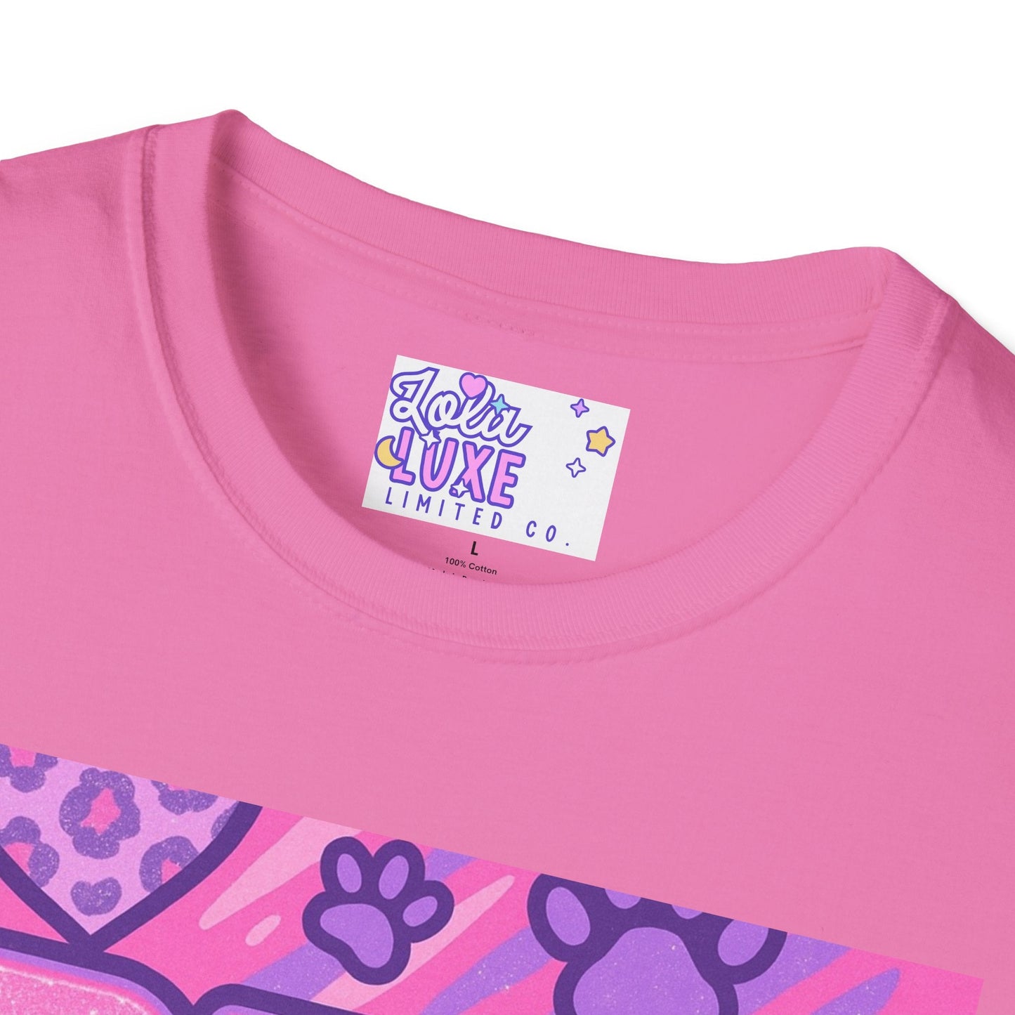 Pet Mom AF Unisex Softstyle Glam Tee - Cute Animal Lover Gift