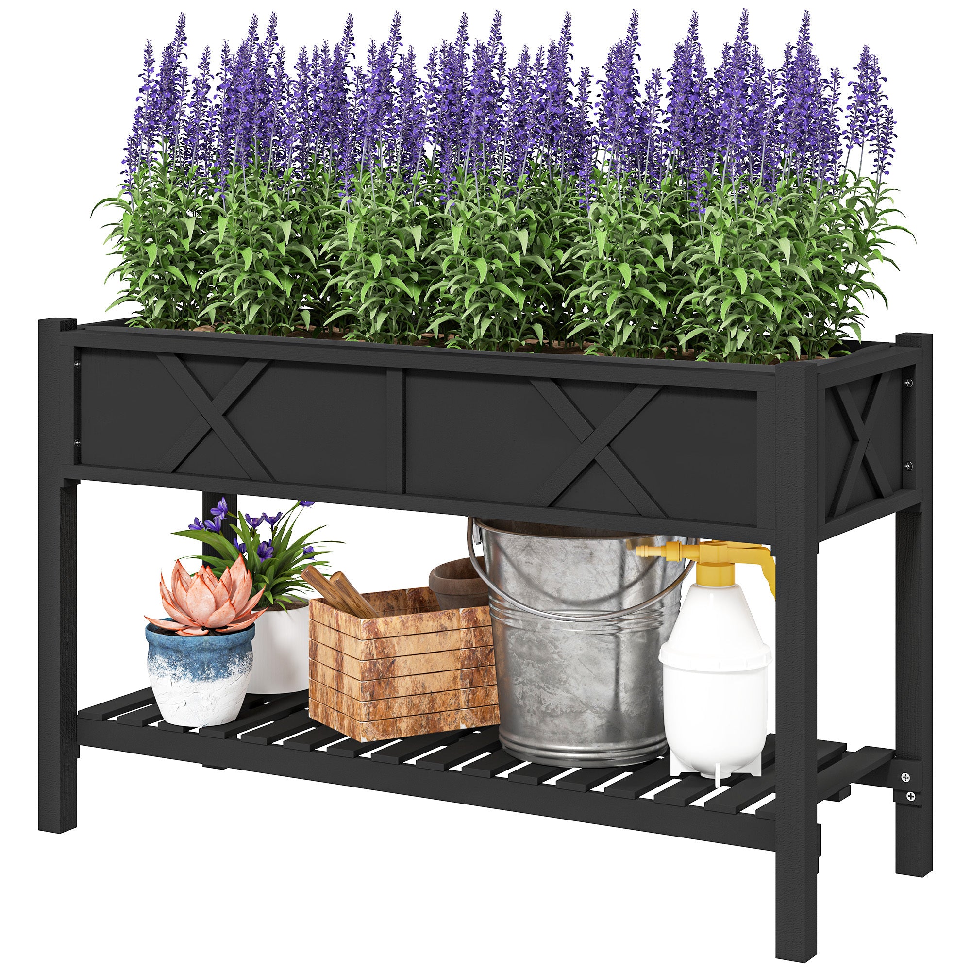 Raised Garden Bed, 47 X 22 X 31.5 In.