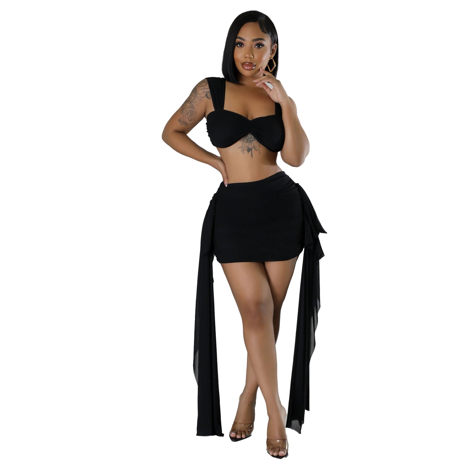 Lotus Leaf Skirt Set