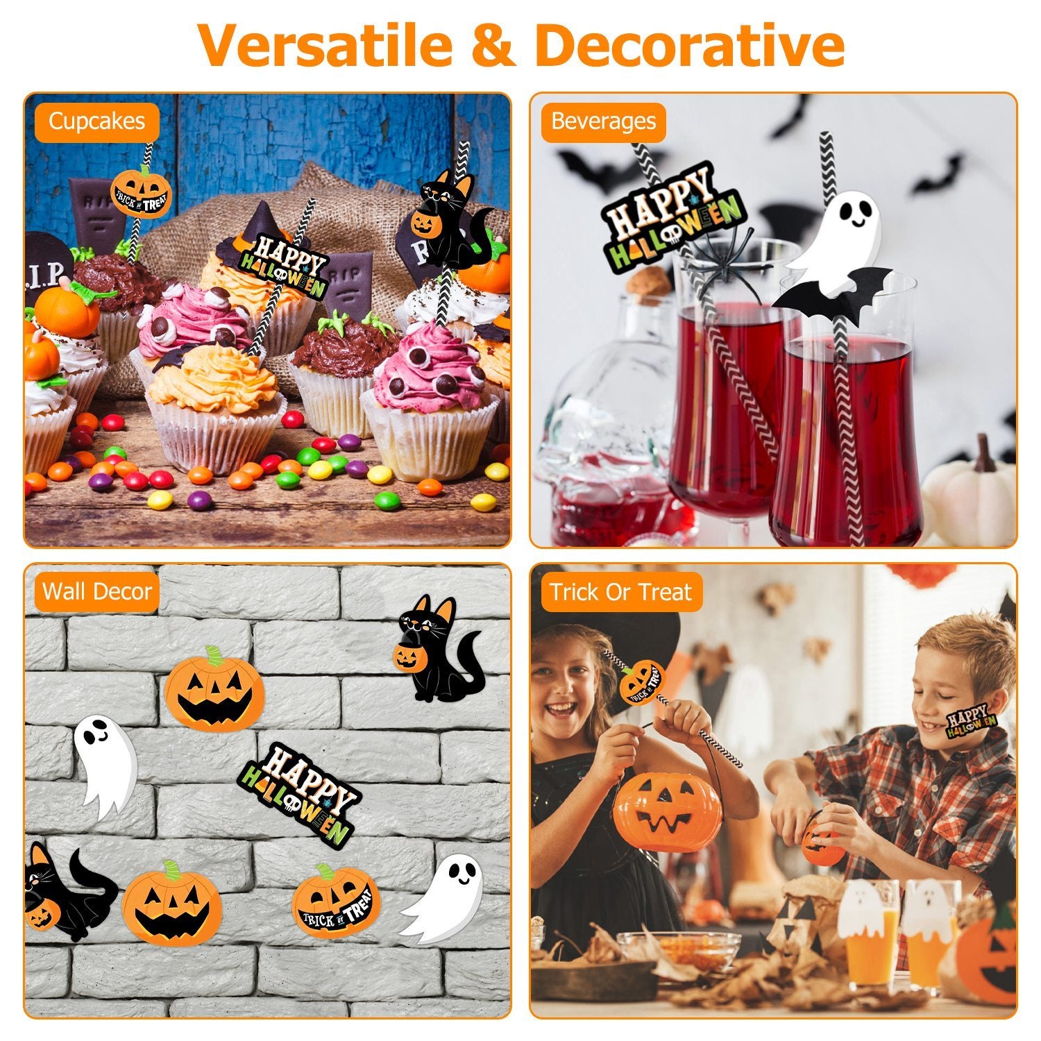 Set Of 25Pcs Halloween Party Decorations