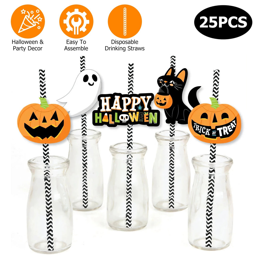 Set Of 25Pcs Halloween Party Decorations