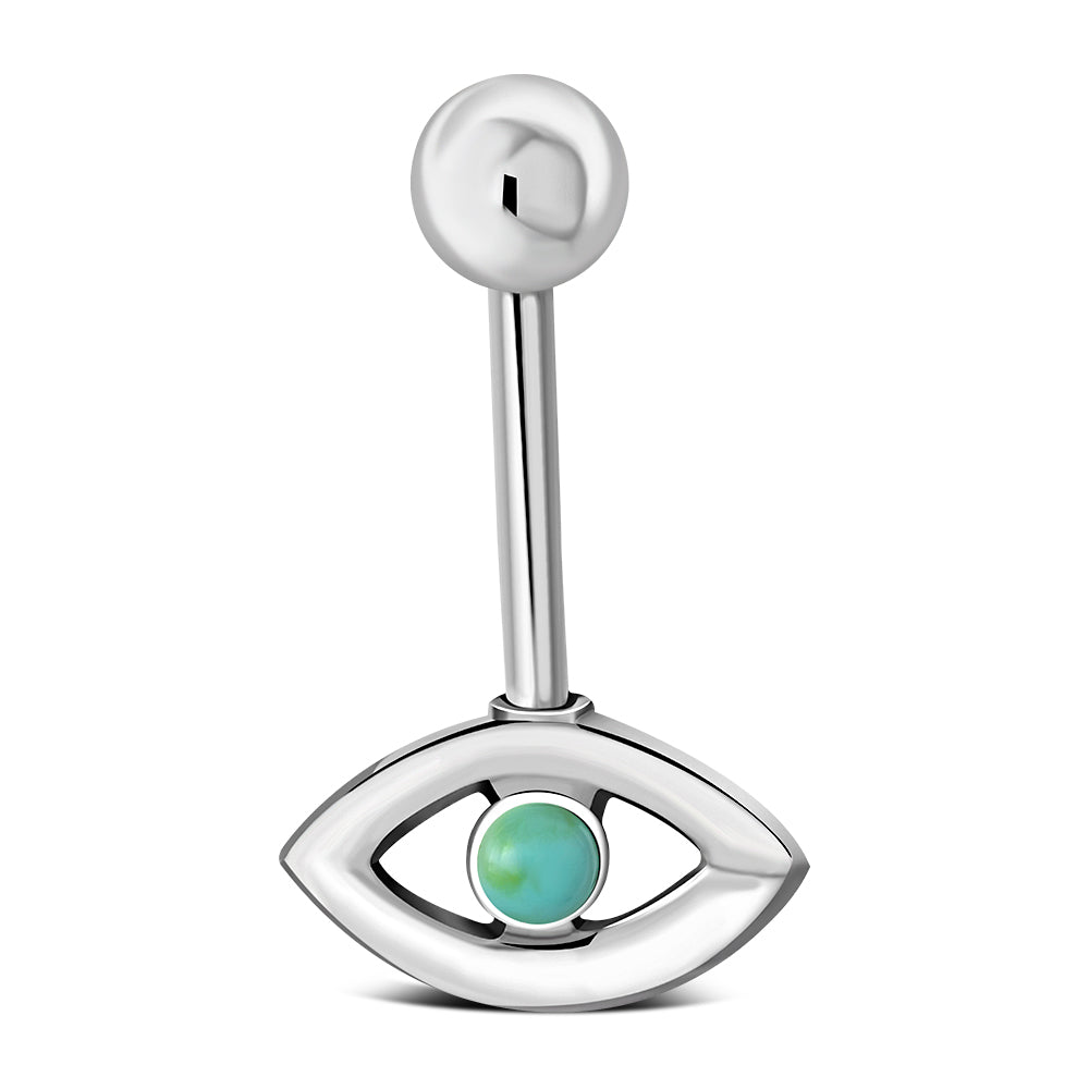 Evil Eye Navel Ring
