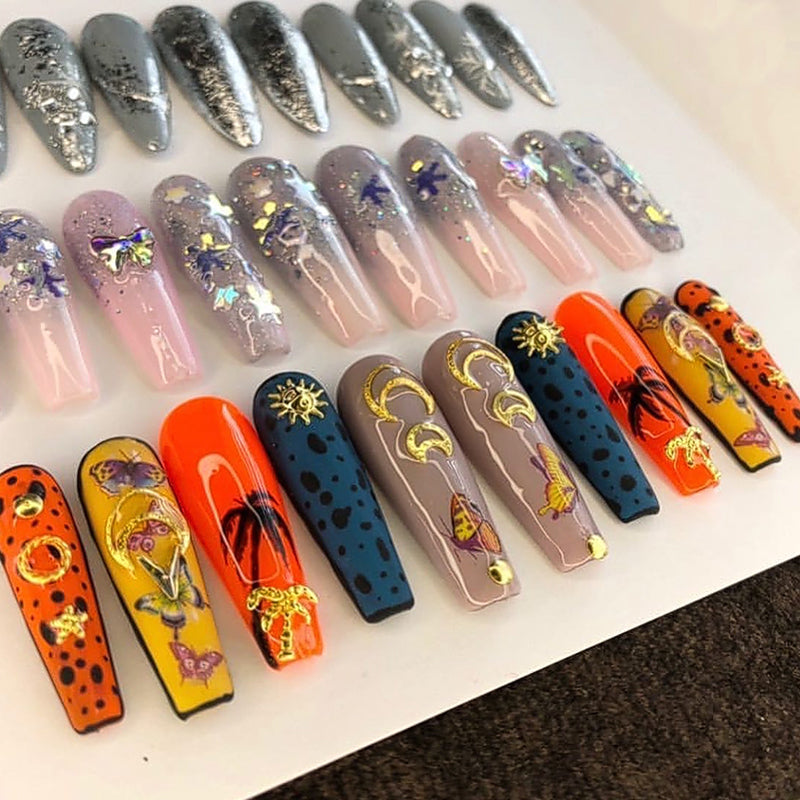 OEM Coffin Press on Nails