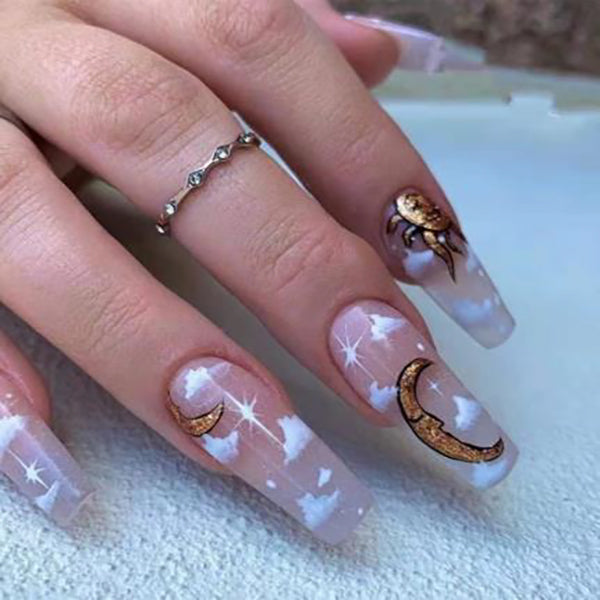 OEM Coffin Press on Nails