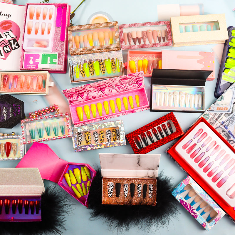 OEM Coffin Press on Nails